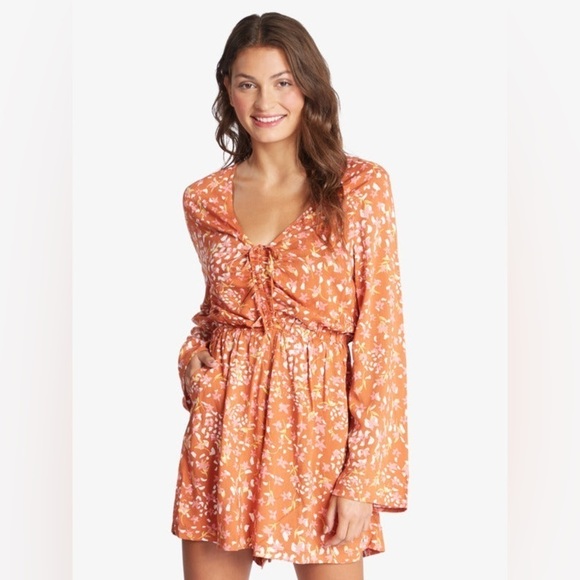 Roxy Womens Spirit Awakes V-Neck Romper - Picture 4 of 16